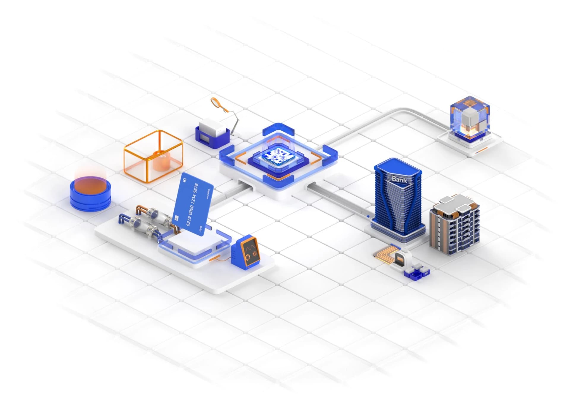 Zibal Financial Solutions - Isometric Illustration